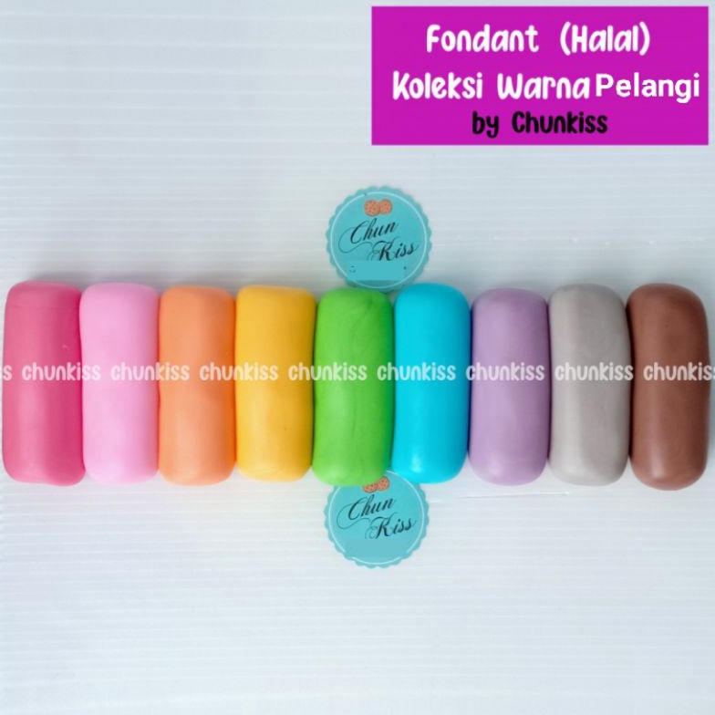 

[✒S19>] FONDANT WARNA 100 GRAM - HALAL SIAP PAKAI Good product