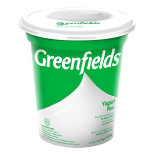 

[✭F66<] GREENFIELDS YOGHURT PLAIN 1 KG GREEN FIELD FIELDS PLAIN YOGURT Eleoen