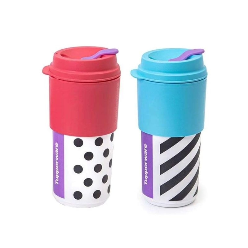TUPPERWARE COFFEE TO GO TUMBLER BOTOL MINUM TEMPAT KOPI
