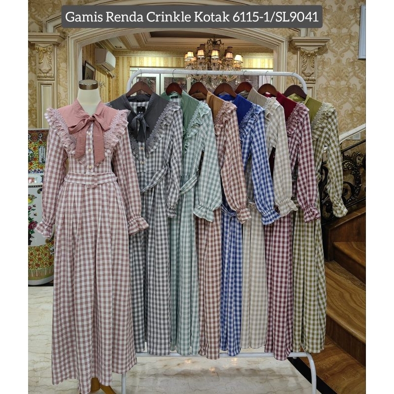 GAMIS RENDA CRINKLE AIRFLOW PREMIUM (bahan anti panas bukan crinkle biasa)