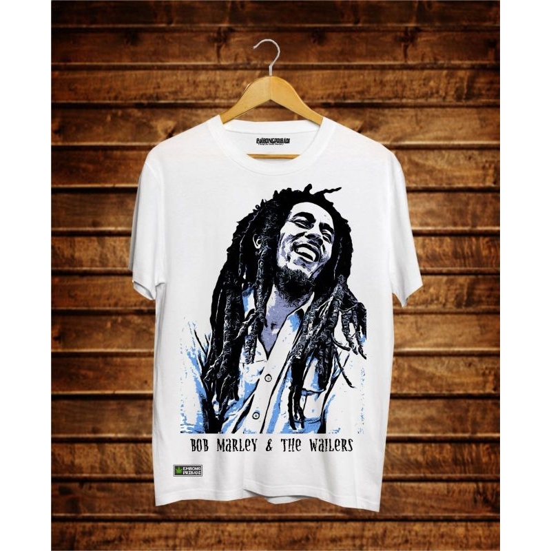 t-shirt bob marley.. kaos distro bob marley. catton combet original. casav420