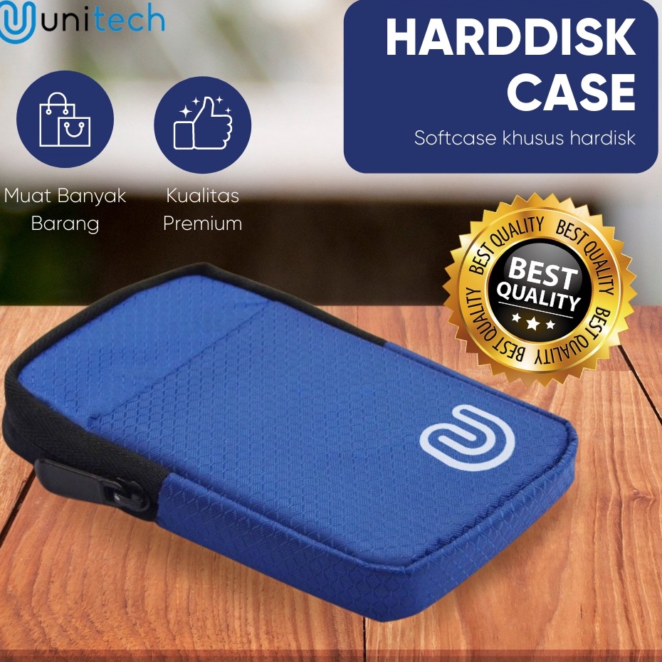 CTGT3632 ✓ Case External Harddisk 2.5" Unitech Pouch / Sarung External Harddisk