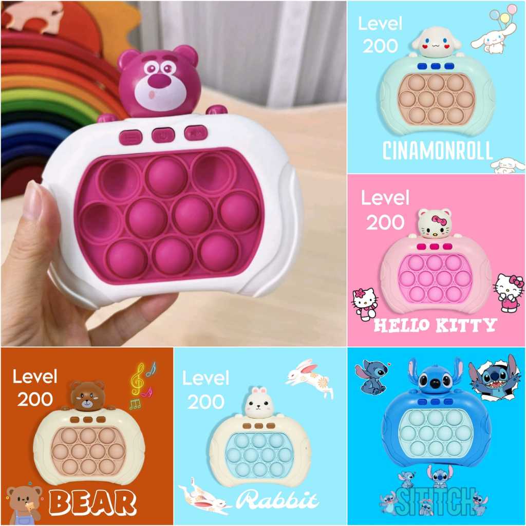 Pop It Elektronik Mainan Anak Game POP IT ELEKTRIK Musik Puzzle Anak 200 Levels Gen 2 & 3