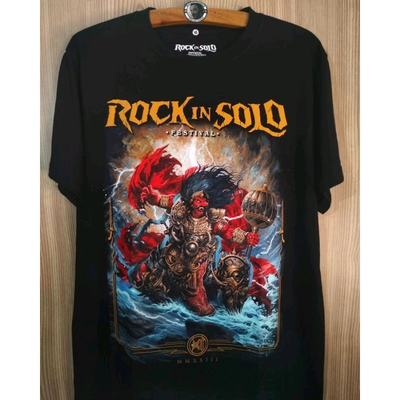 [ORI] ROCK IN SOLO 2023 Kaos Pria