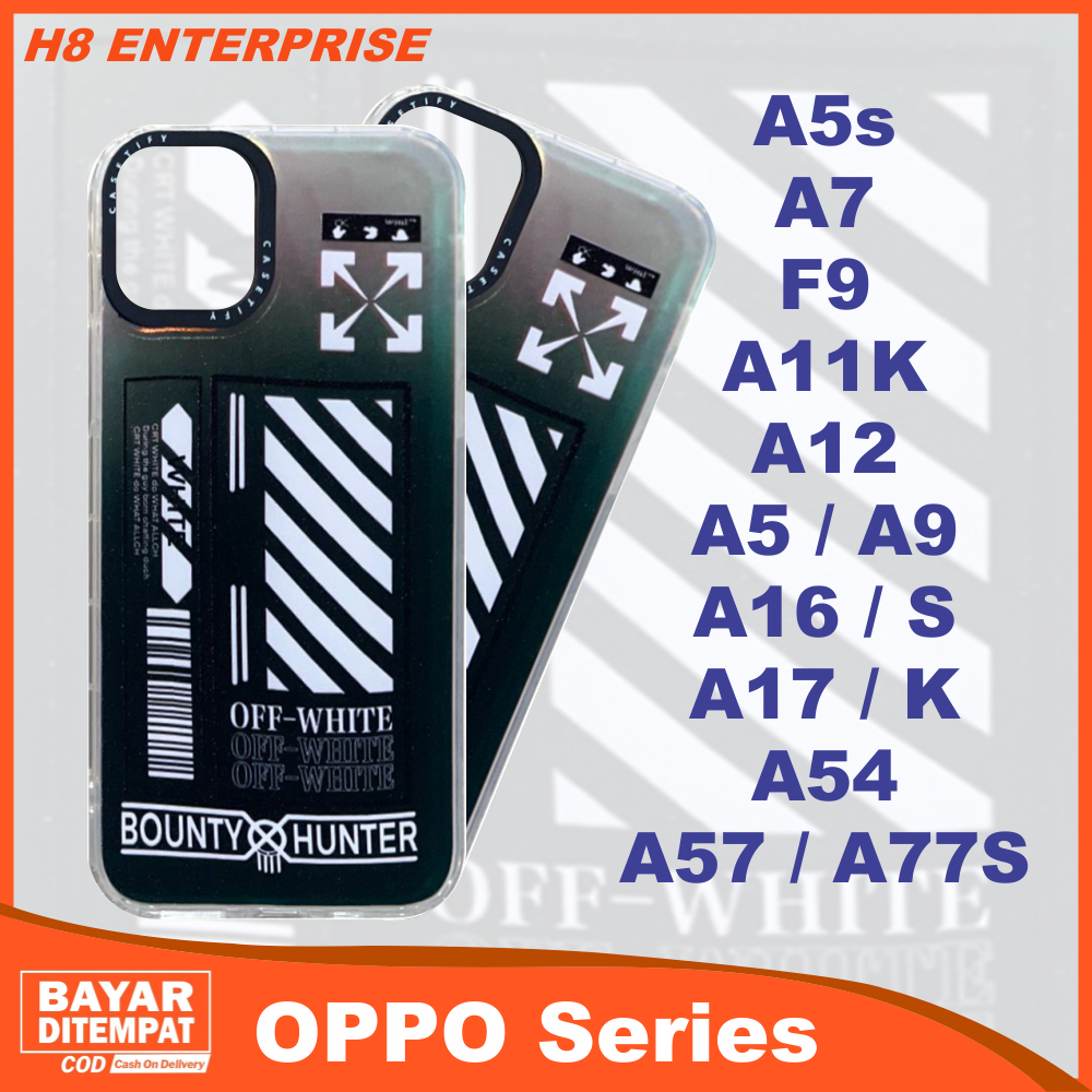 Case Oppo A5S A7 A11K A12 A16 A16S A17 A17K A54 4G A57 4G A77S F9 Softcase Silicon Bounty x Hunter G