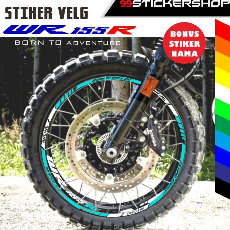 Stiker Velg Motor WR 155 R