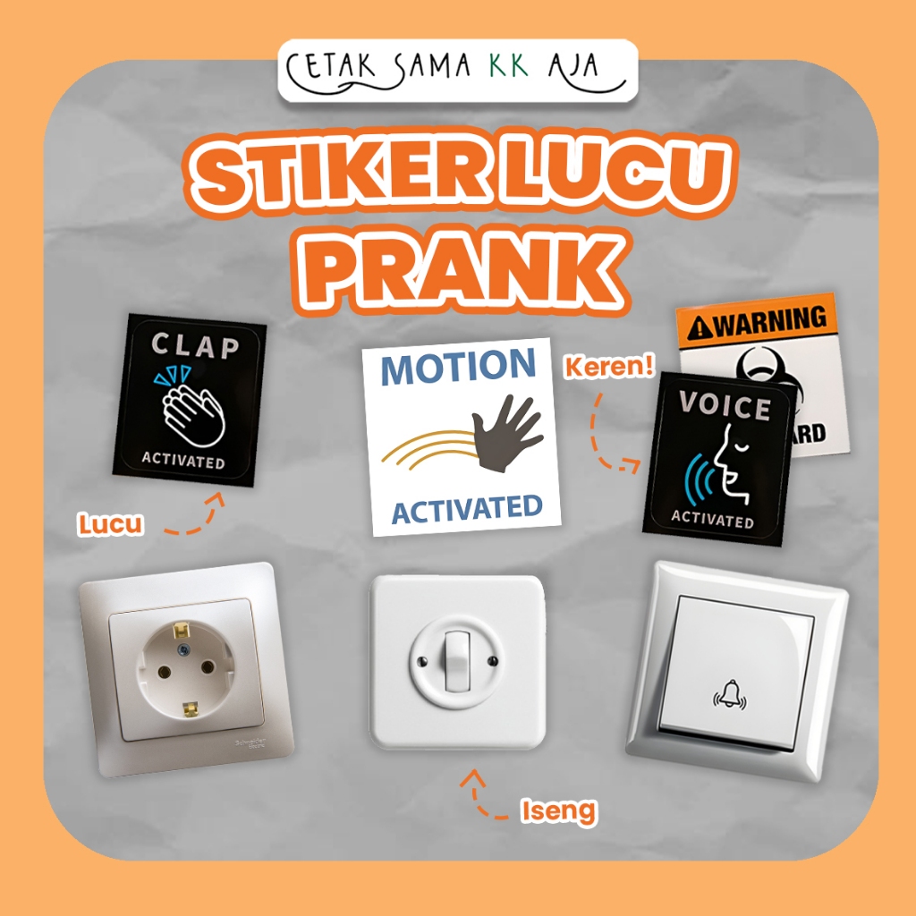 

STIKER PRANK LUCU STICKER BERCANDA UNTUK LUCU LUCUAN