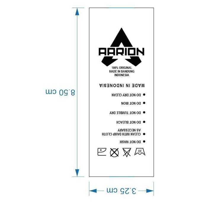 

label satin printing lokal AARION