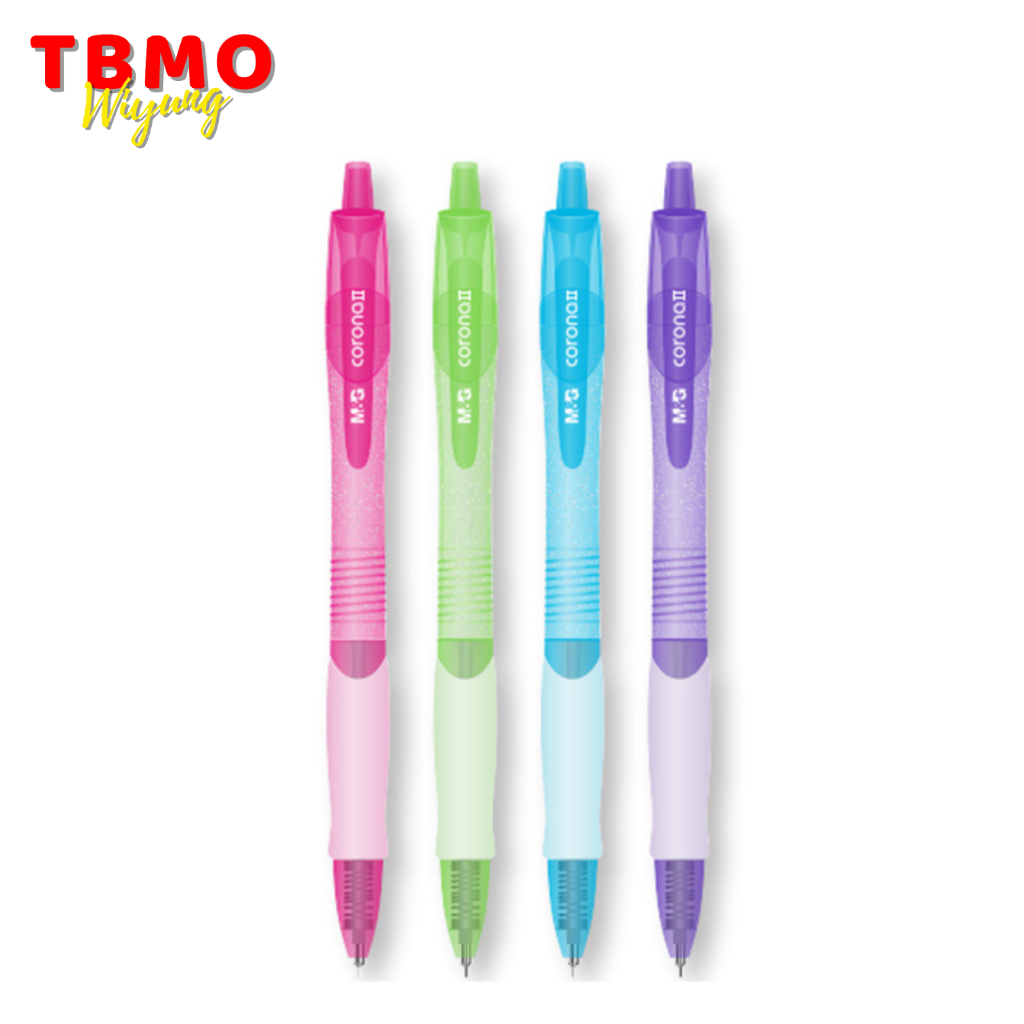 

TBMO M&G Retractable Ball Pen 0.38mm Cute Glitter Body Comfort Rubber - Pcs