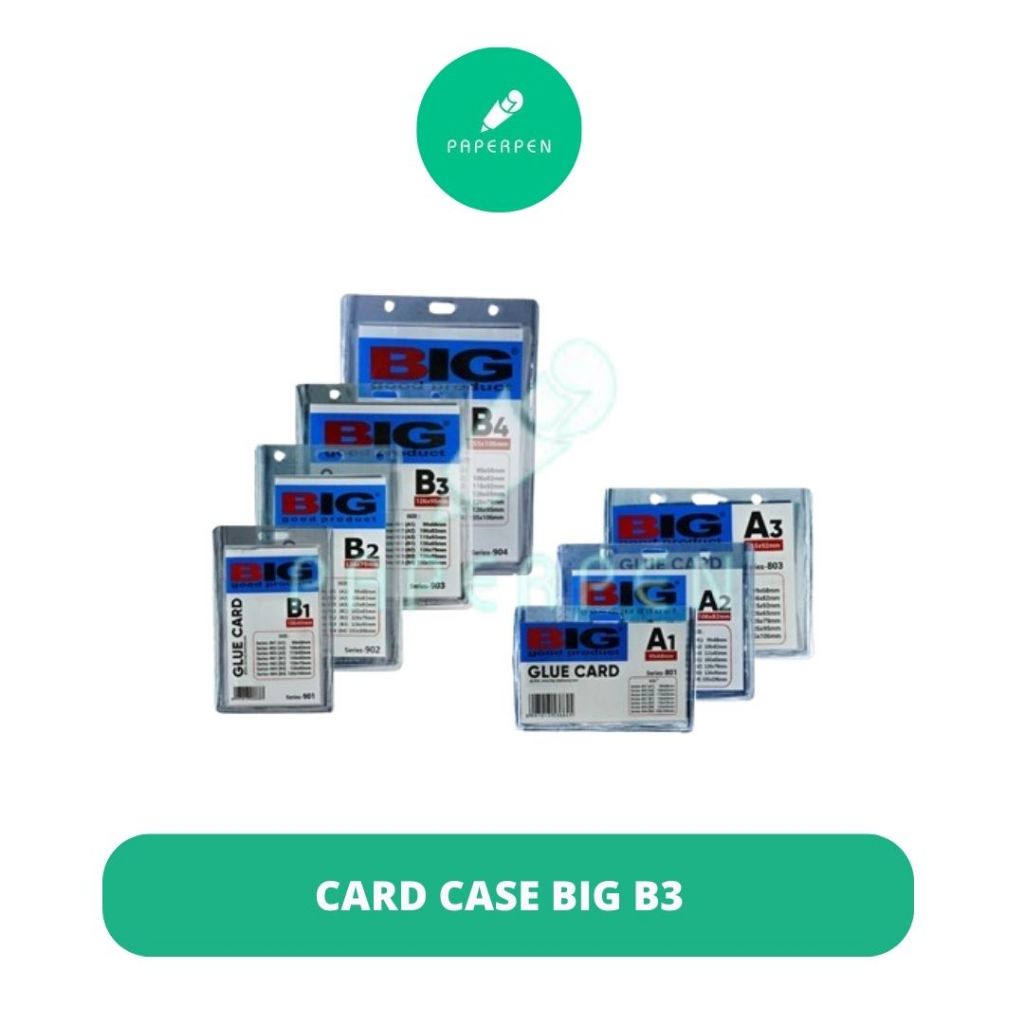 

(Pak) 20Pcs Card Case Big B1/B2/B3/B4/Card Case Transparan