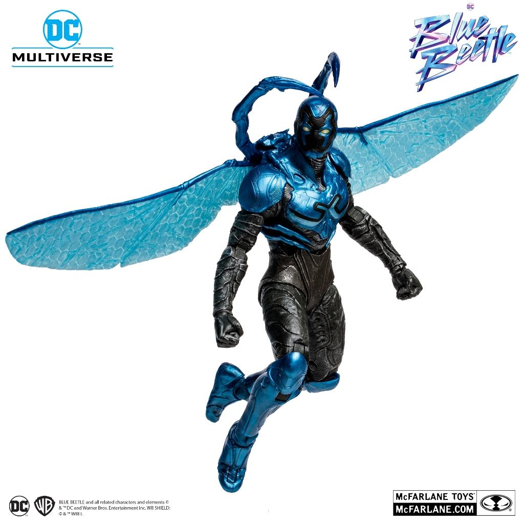 McFarlane Toys DC Multiverse Blue Beetle Battle Mode 7IN Action Figure Toy And Hobby Collection
