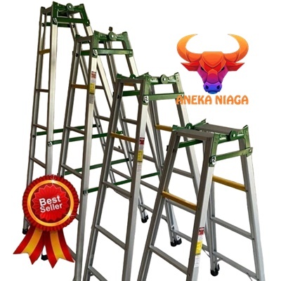ANEKA- TANGGA LIPAT FRT T175CM ALUMINIUM 175 CM ⠀