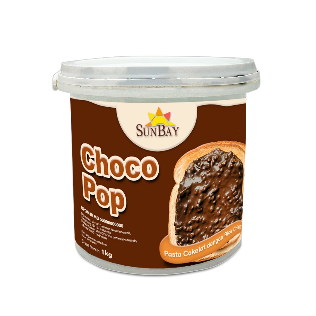 

Promo Sunbay Choco Pop 1 Kg / Cokelat Malt Crunchy Coklat Halal