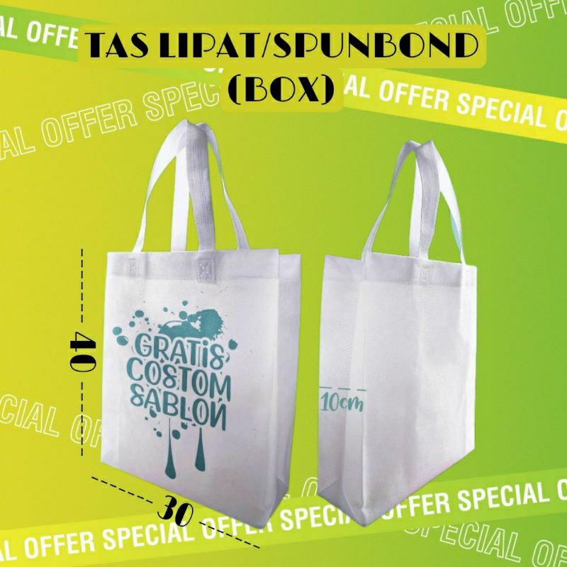 

TAS SPUNBOND/GOODIEBAG Suvenir, Kado, Hajatan