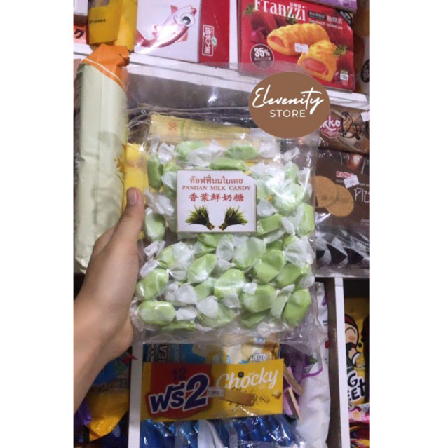

Milk Candy Madam AOI Thailand Pandan Mango Coconut Durian ECER