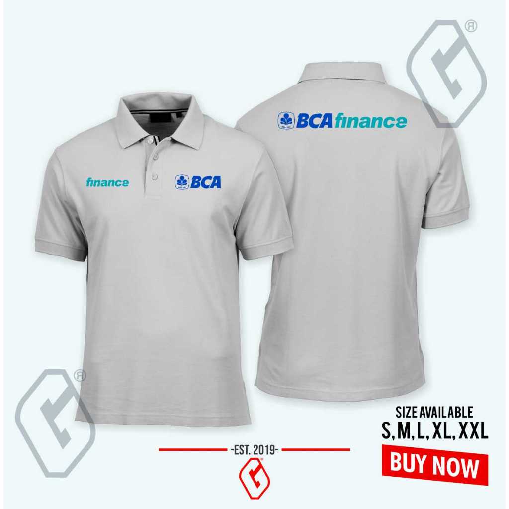 polo shirt bca finance / baju kerah bank bca finance