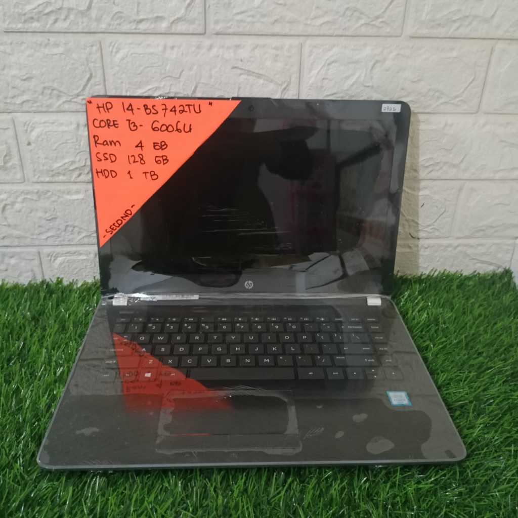 LAPTOP MURAH HP 14-BS742TU CORE I3-6006U RAM 4GB SSD 128GB VGA HDD 1 TB (2826)