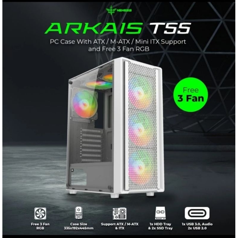 CASING GAMING NYK T55 ARKAIS