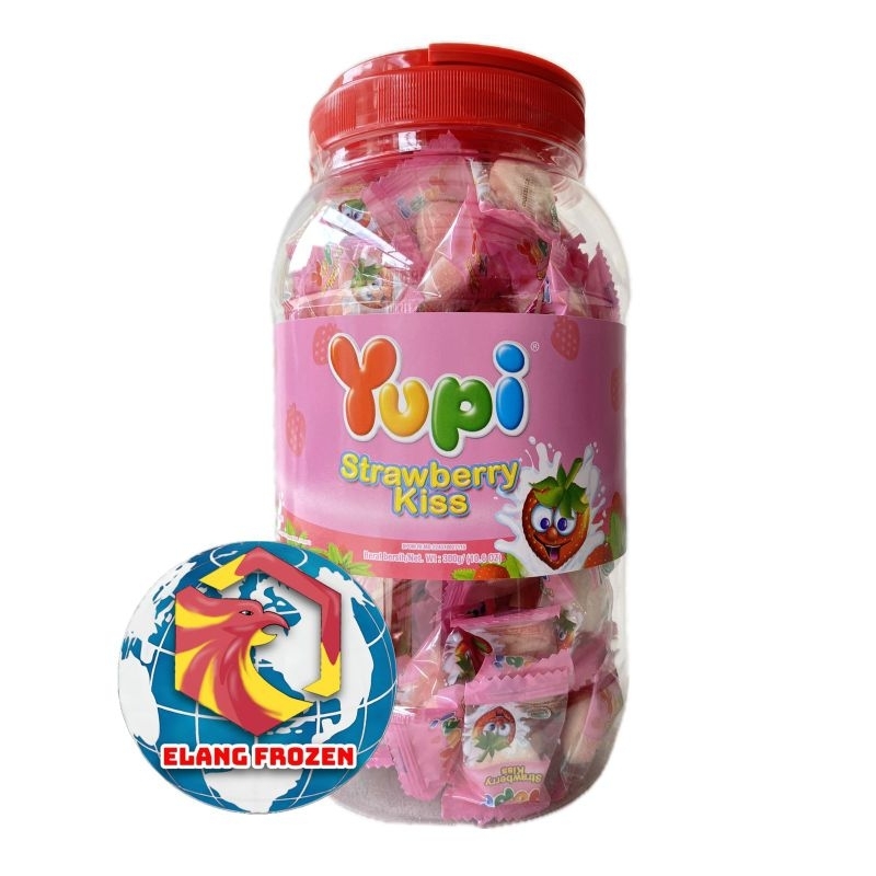 

Permen Yupi Strawberry Kiss toples