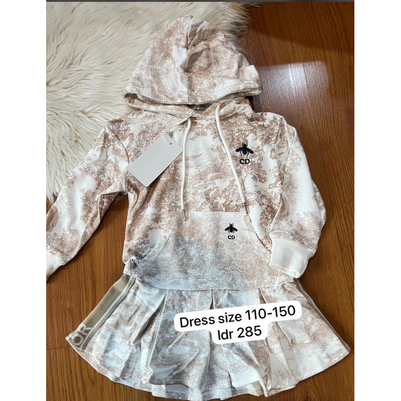 dress perempuan hoodie christian dior