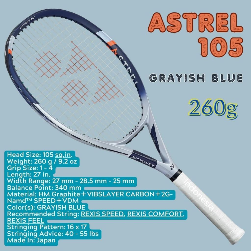 Raket Tenis Yonex Astrel 105/Tennis Racket Yonex Original Astrel 105