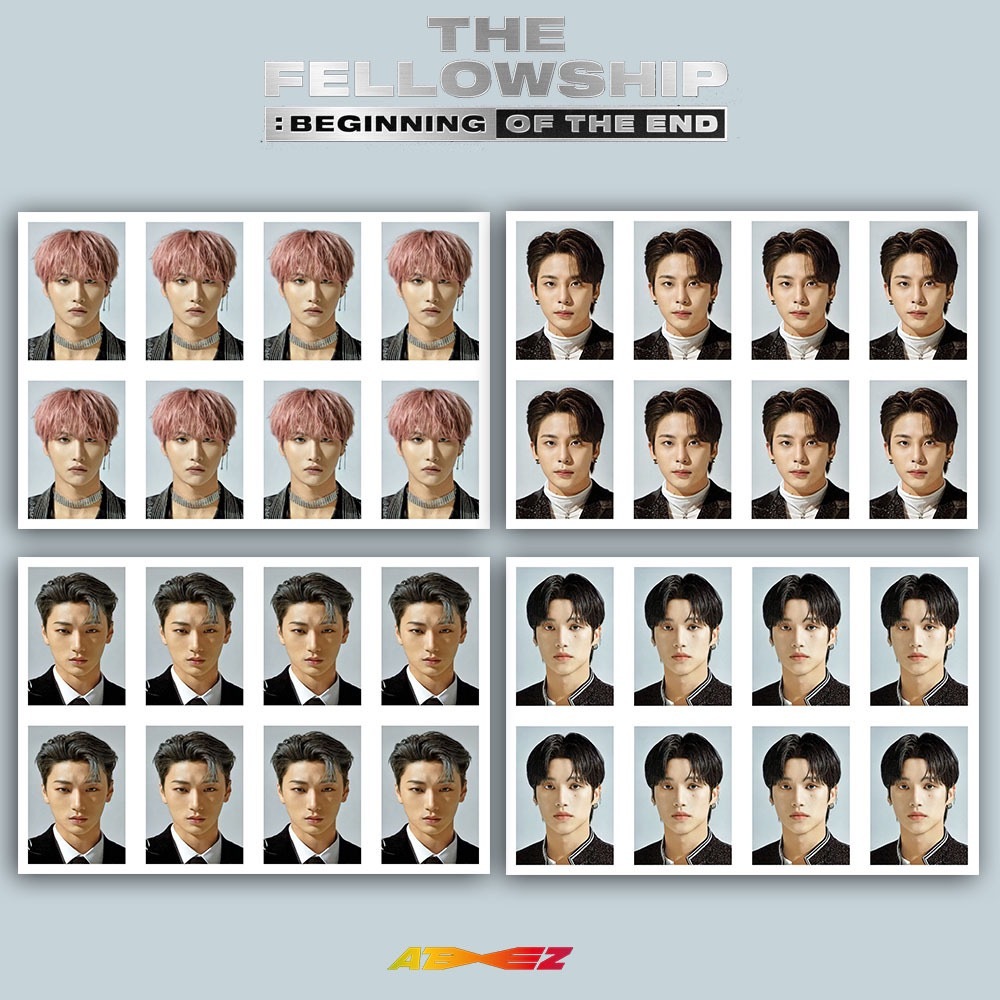 [kstuffind] (2) ATEEZ ID PHOTO PICTURE MEMBER ATEEZ ID PHOTO FOTO MURAH SEONGHWA HONGJOONG YUNHO YEO