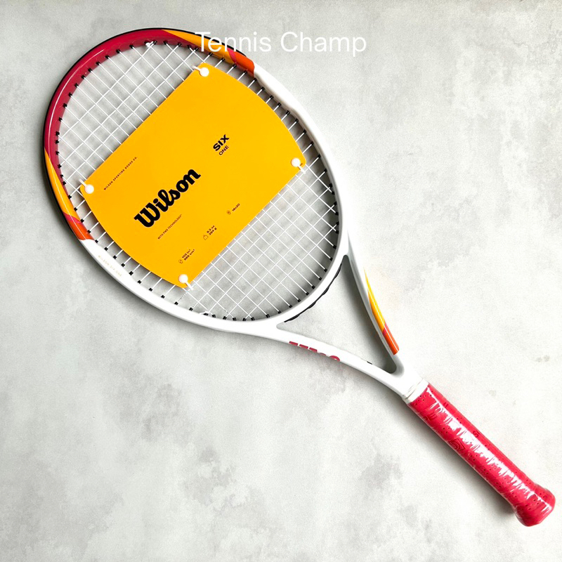 Raket Tenis Wilson Six One White Red/Tennis Racket Wilson Original