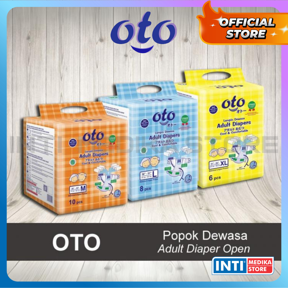 AgL OTO - Popok Perekat Dewasa Adult Diapers Popok Dewasa Popok Oto