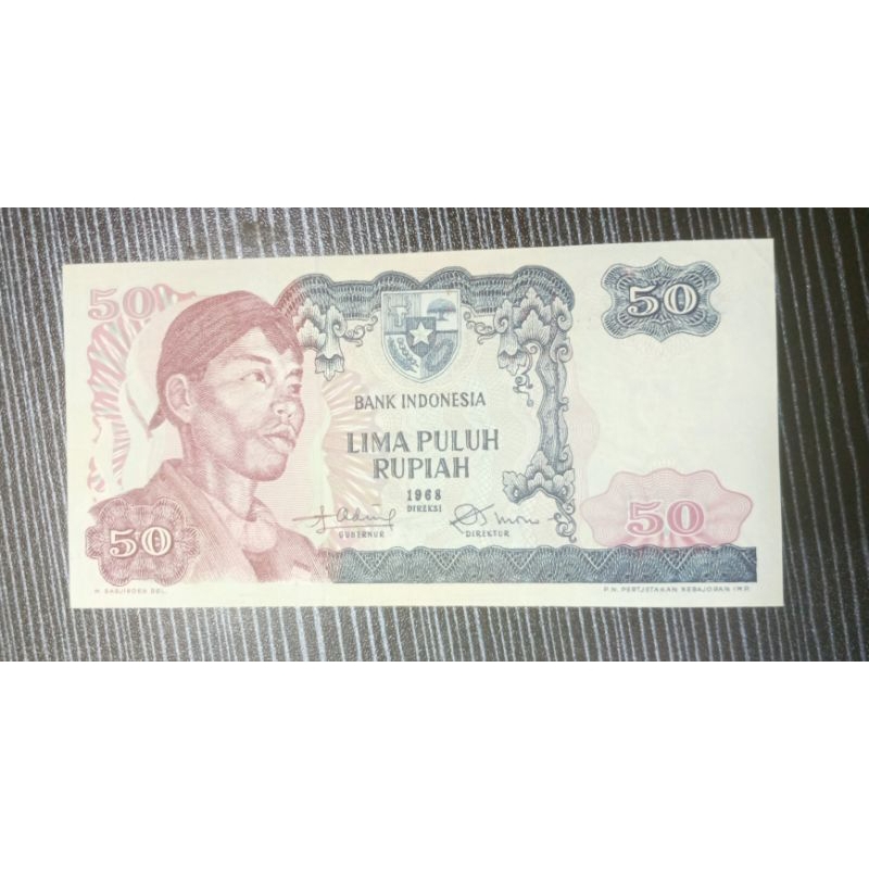 50 Rupiah Soedirman 1968