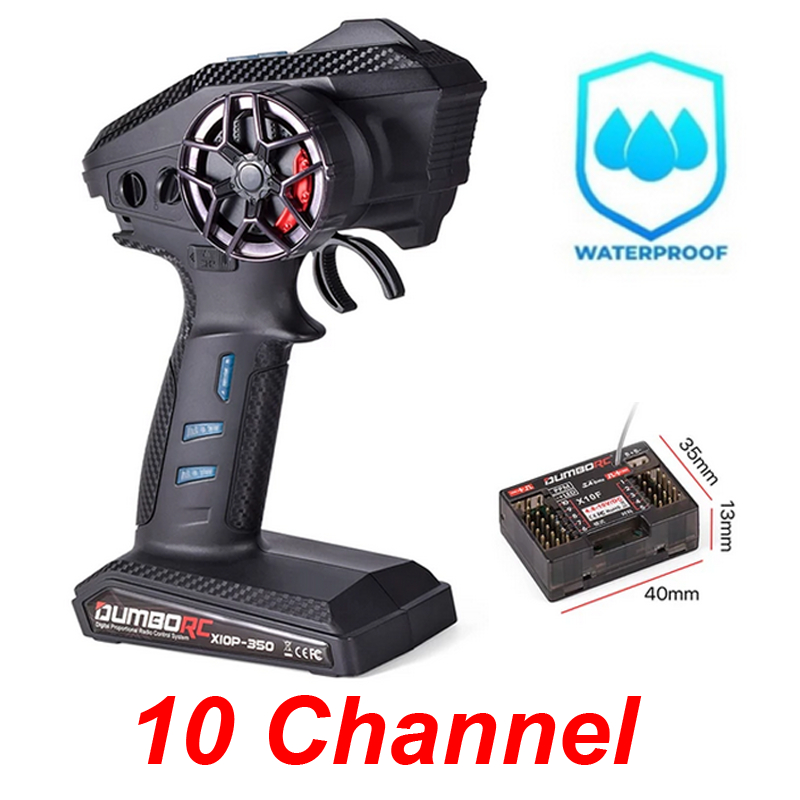 DUMBORC X10P-350 10ch X10F Receive upgrade remot Remot rc dumborc x10p 350 RC car mn mn90 mn99 mn999