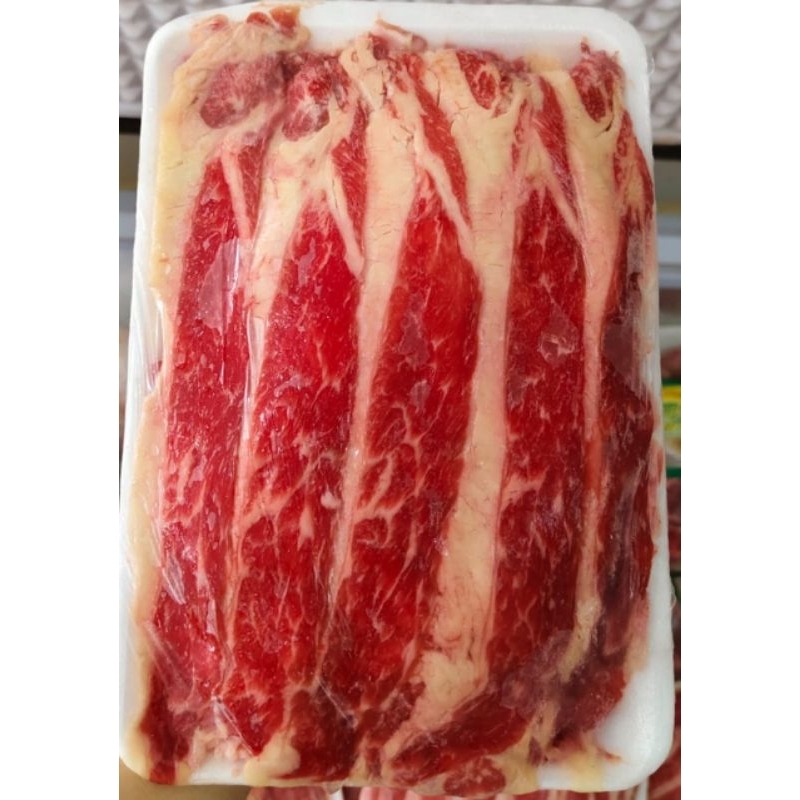 YOSHINOYA BEEF SLICE 500GR / YOMAS TERIYAKI SLICE /Daging Slice / Beef Slice / Daging Sapi / Beef / Yoshinoya / Shortplate / Daging Beku / Yakiniku 500gr /