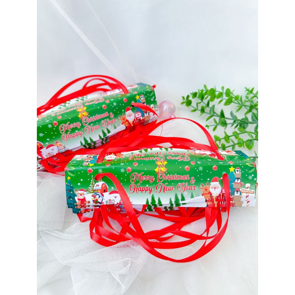 

Natal - Label Kantong Snack Goodie Bag / Kantong Souvenir Hampers Parcel Kado Christmas