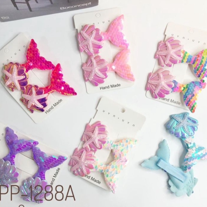 Kode HYX977 Jepit Mermaid / Ikan duyung / putri duyung / bando kerang