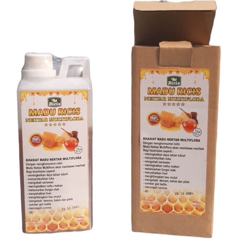 

✨12.12✨ PROMO 1 Kg Madu murni Multiflora Madu Randu Madu Kaliandra Madu Hutan Madu Asli Hutan Madu hitam pahit ( Raw Honey )Madu Multi Flora Madu mentah Honeycomb madu peras Madu ricis Madu multi flora Madu murni asli nektar multiflora !