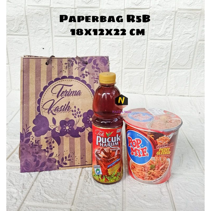 

Paperbag R5K 18x8x22, R5B 18x12x22 isi 12 pcs