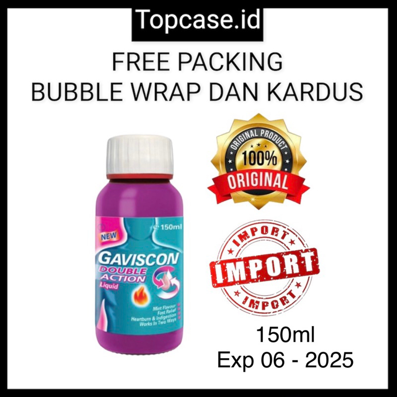 Gaviscon Double Action Liquid 150ml dan 300ml