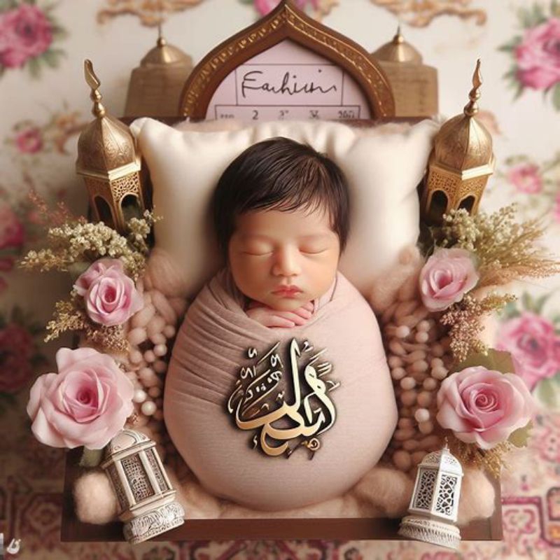 Jasa edit foto bayi Newborn