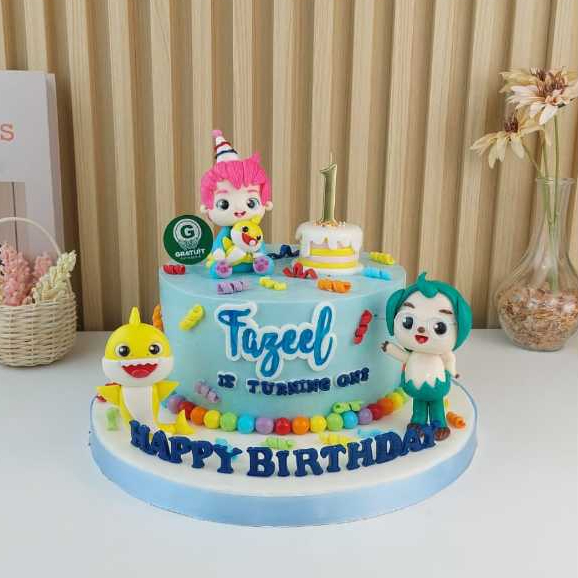 

KUE ULANG TAHUN BEBEFIN / COVER CAKE BUTTERCREAM