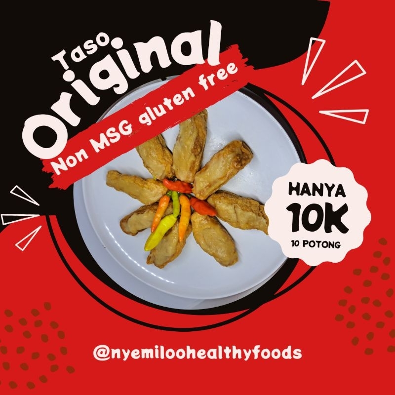 

TASO/TAHU BAKSO ORIGINAL NON MSG GLUTEN FREE HOMEMADE HALAL