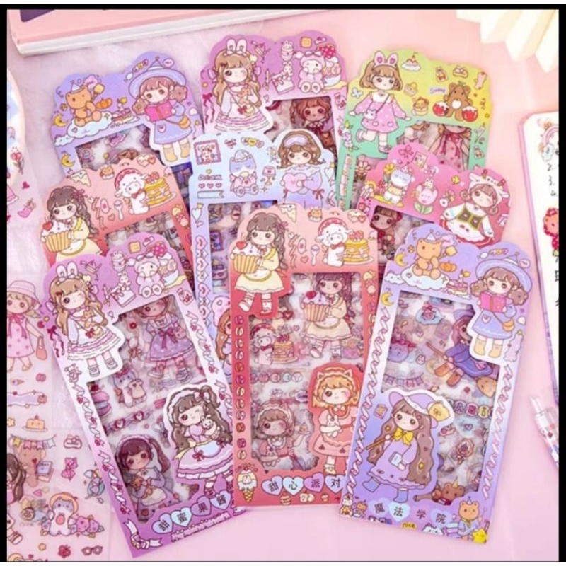 

Sticker S05 glosy anak cewek perempuan girl lucu diy hiasan jurnal scrapbook