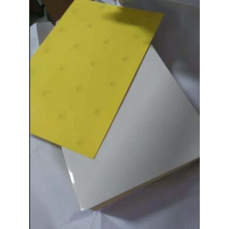 

kertas stiker glossy doff F4 ( cast Coat ) isi 5 pc