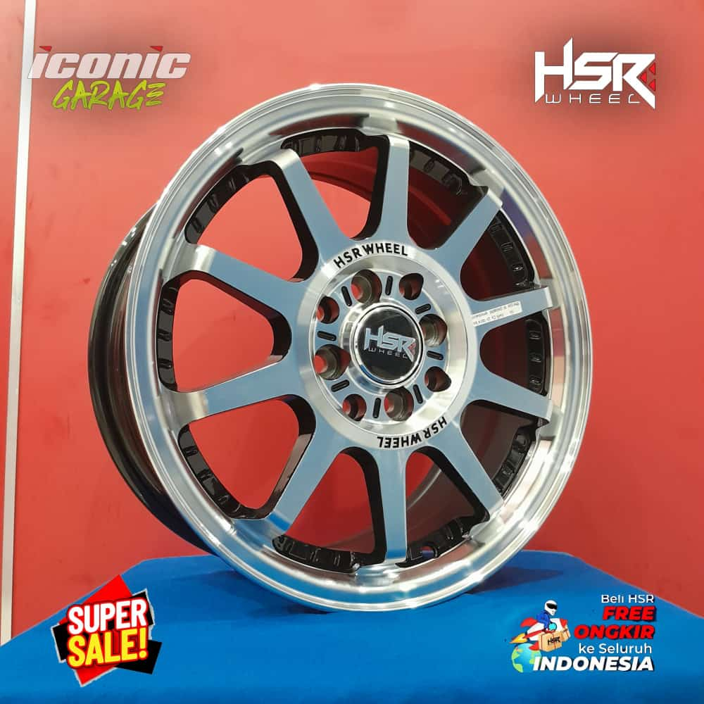 velg racing hsr ring15 masuk mobil agya,brio,ayla,sigra,calya,jazz,dll toko velg dan ban palangkaray