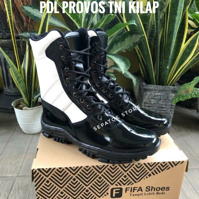 SEPATU PDL PROVOS TNI KILAP SEPATU PROVOS TNI SEPATU PDL PROVOS SEPATU PKD