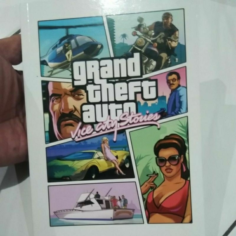 BUKU GAME PS2 GRAND THEFT AUTO VICE CITY STORIES BAHASA INDONESIA BUKU GTA VICE CITY STORIES PS2