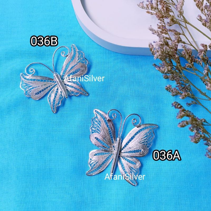 bros kupu bros pesta lapis perak 925 asli kotagede ArtBBS036