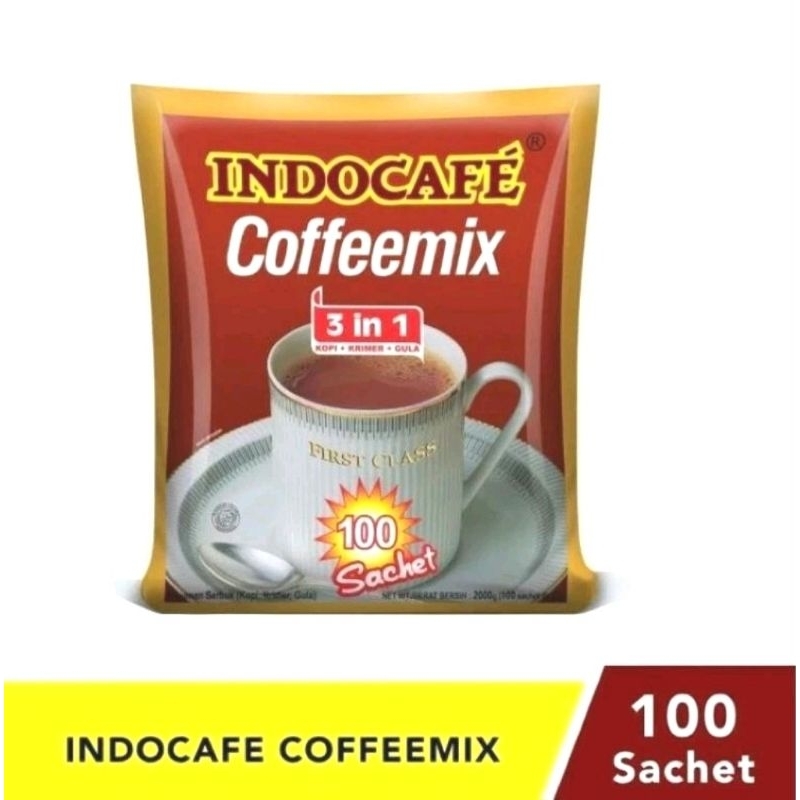 

INDOCAFE COFFEEMIX 3in1 isi 100sachet[1Bag]