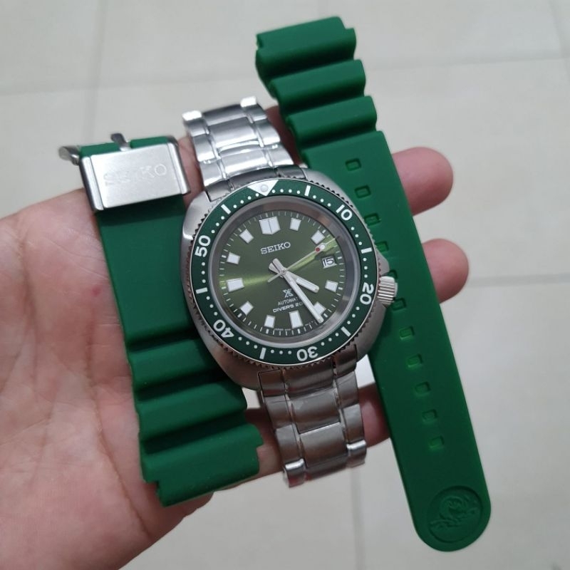 Jam tangan Automatic Japan SEIKO Prospex Monster Diver Turtle Padi include box & Rubber strap