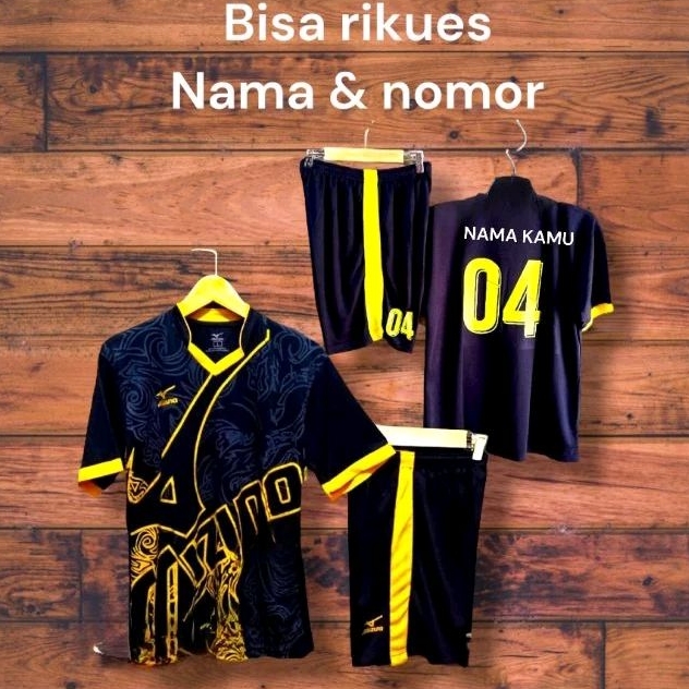 GRATIS SABLON NAMA DAN NOMOR SET BAJU FUTSAL DAN BAJU BOLA PRIA DEWASA