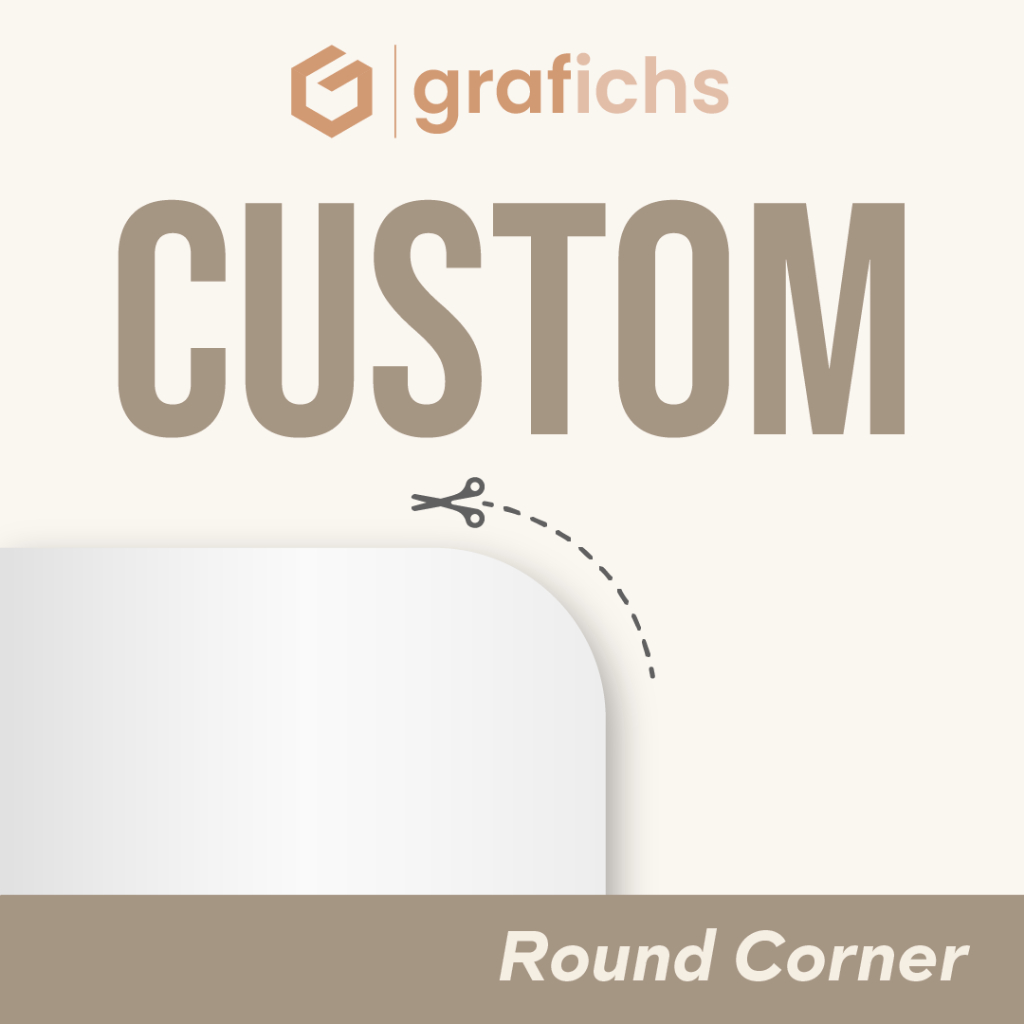 

Biaya Tambahan Potong Sudut Round Corner by Grafichs