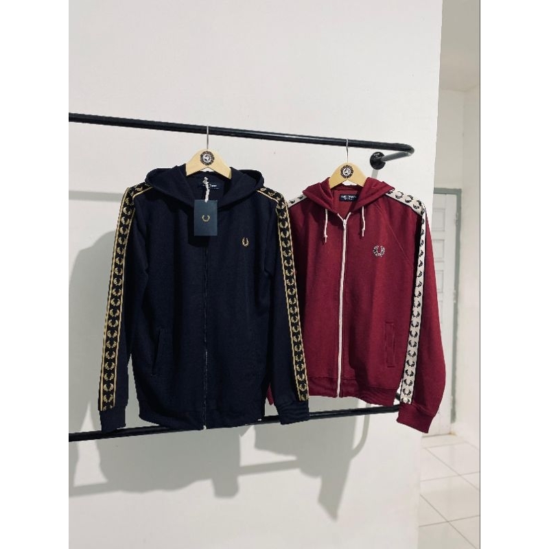 Zip hodie fred perry gold taped new release